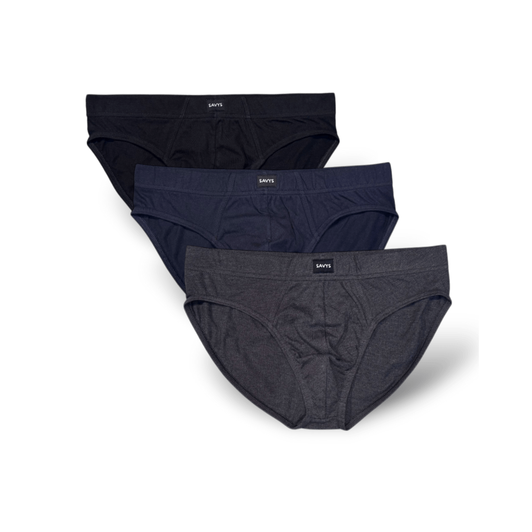 Men Cotton Brief (Pack of 3) - Savys -