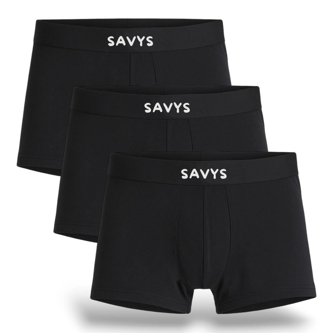 Men Logo Boxershort Underwear (Pack of 3) - Savys -