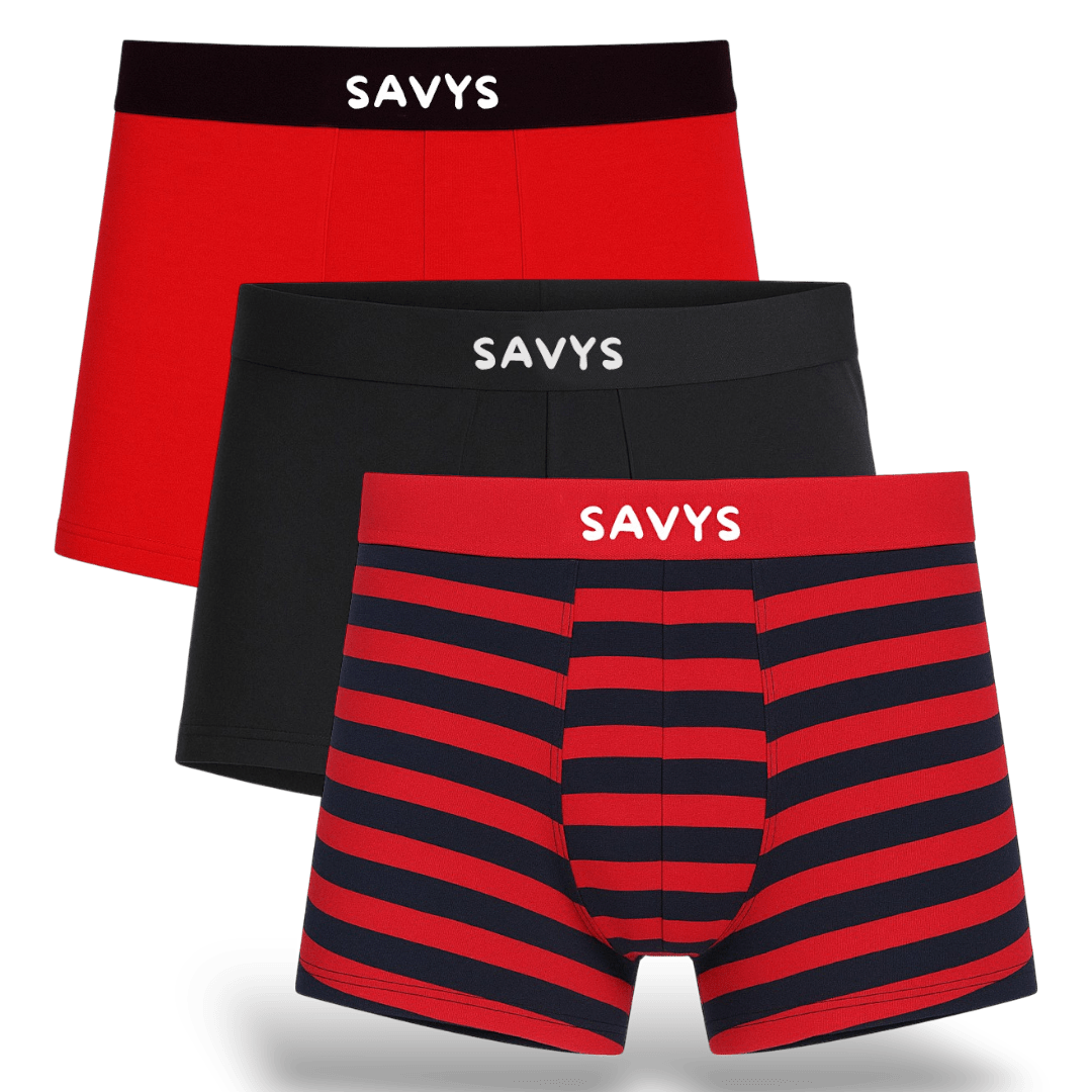 Men Printed Boxershort Underwear (Pack of 3) - Savys -