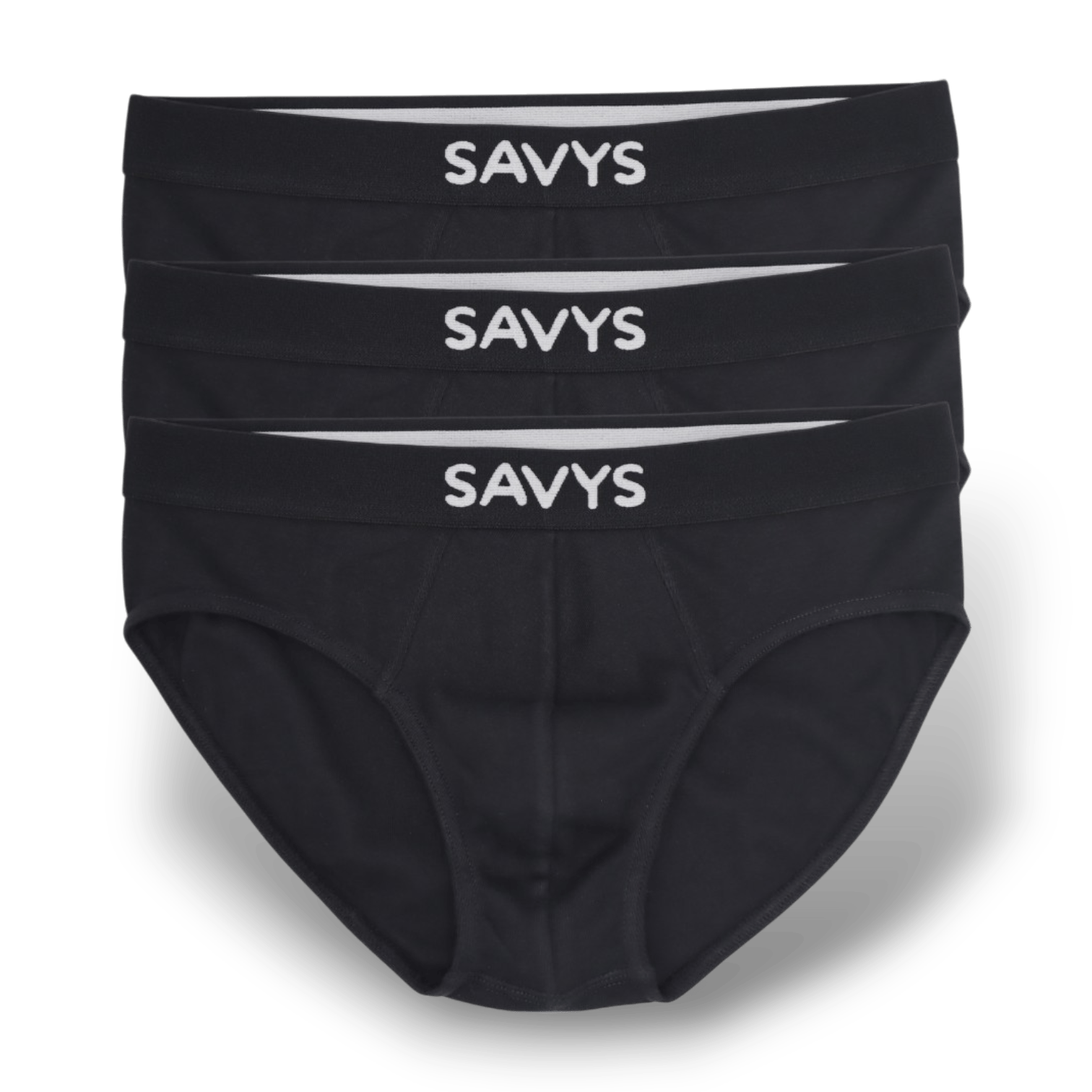 Men Ribbed Brief Underwear (Pack of 3) - Savys -