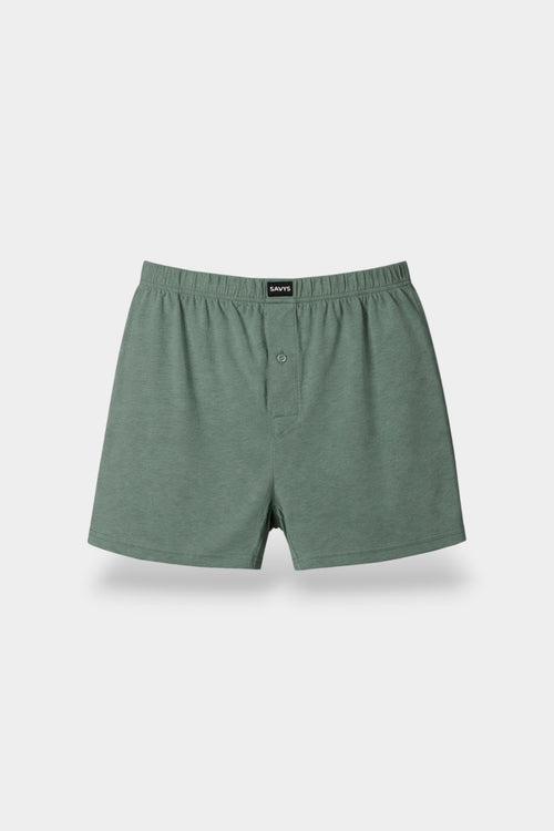 Men Cotton Boxer (Pack of 3) - Olive Charcoal Black