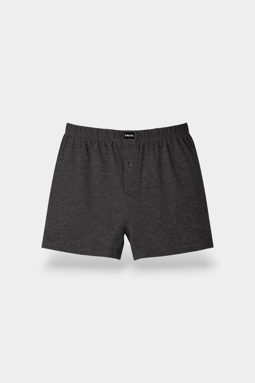 Men Cotton Boxer (Pack of 3) - Black Navy Charcoal