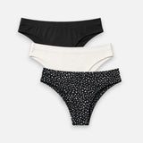 Panty (Pack of 3) - Black Pebble