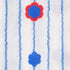 Blue Blossom Stripe