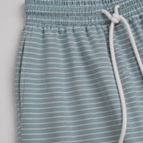 Straight Trouser - Blue & White Striped