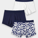 Boys Boxers (Pack of 3) - Checkmate Smiley - Savys Retail - 