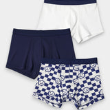 Boys Boxers (Pack of 3) - Checkmate Smiley - Savys Retail - 