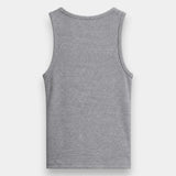 Rib Tank Top - Grey Melange
