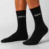 Men Essential Crew Socks (1 Pair) – Black