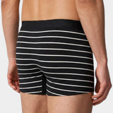 Printed Boxershort (Pack of 3) - Black Striper