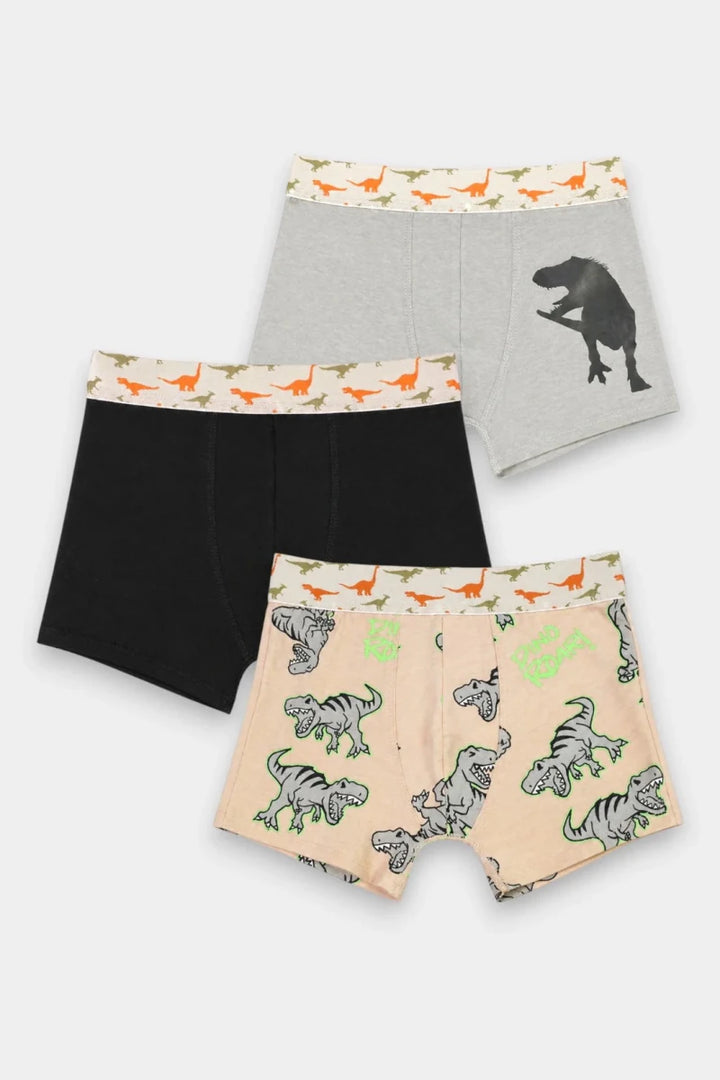 Boys Boxers (Pack of 3) - Dino - Savys Retail -