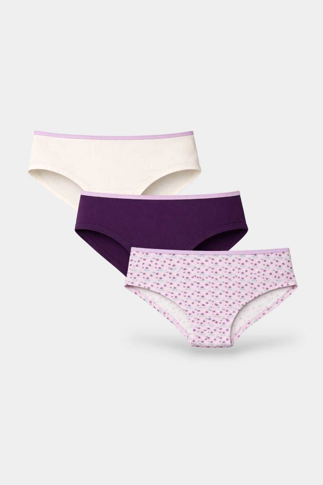 Brief For Women (Pack of 3) - Lavender Bloom - Savys Retail - 