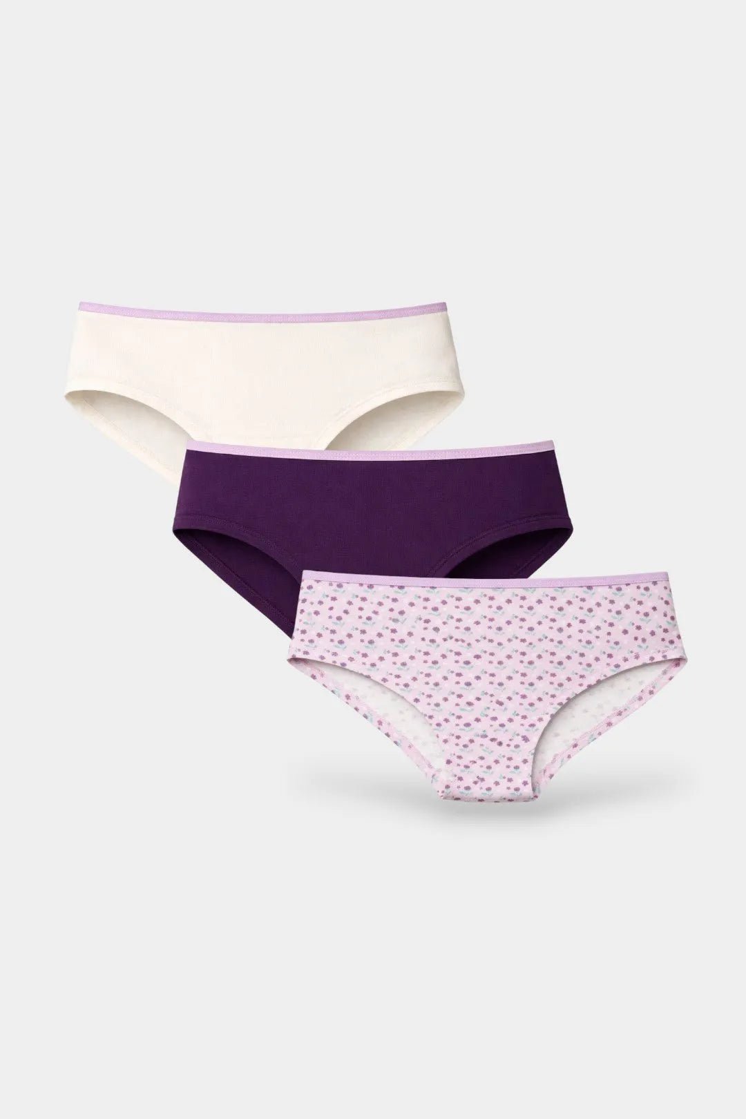 Brief For Women (Pack of 3) - Lavender Bloom - Savys Retail - 