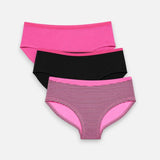 Brief (Pack of 3) - Pink Stripes - Savys Retail -