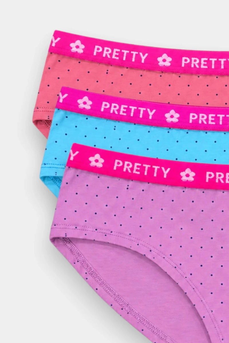 Brief (Pack of 3) - Pop Dots - Savys Retail -