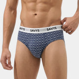 Brief Underwear (Pack of 3) - Navy Mosaic - Savys Retail -