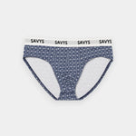 Brief Underwear (Pack of 3) - Navy Mosaic - Savys Retail -