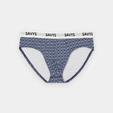 Brief Underwear (Pack of 3) - Navy Mosaic - Savys Retail -