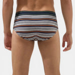 Brief Underwear (Pack of 3) - Orange Stripes - Savys Retail -