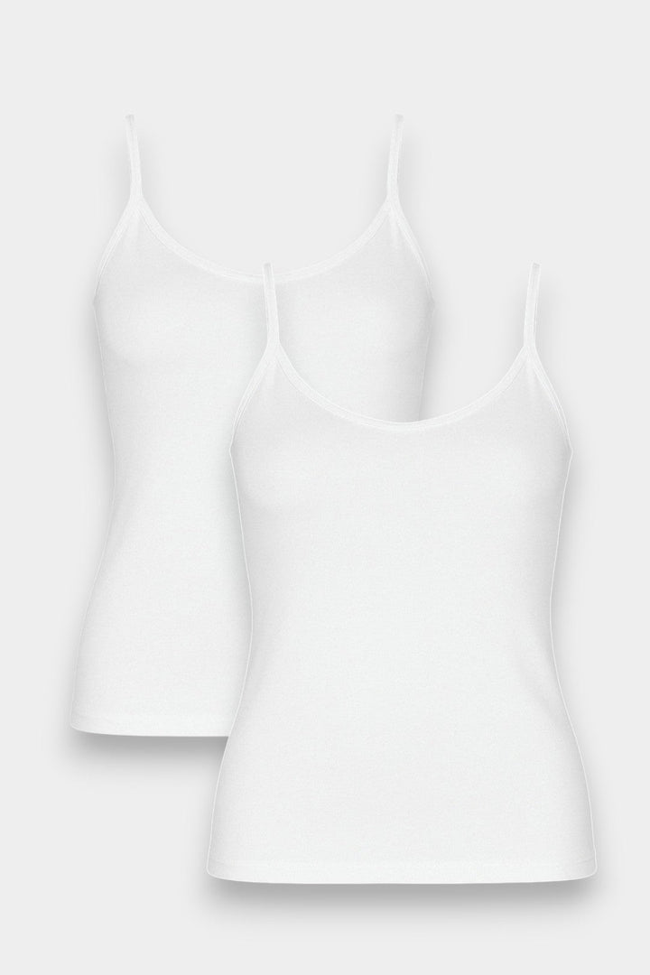 White Camisole for Women Pack of 2
