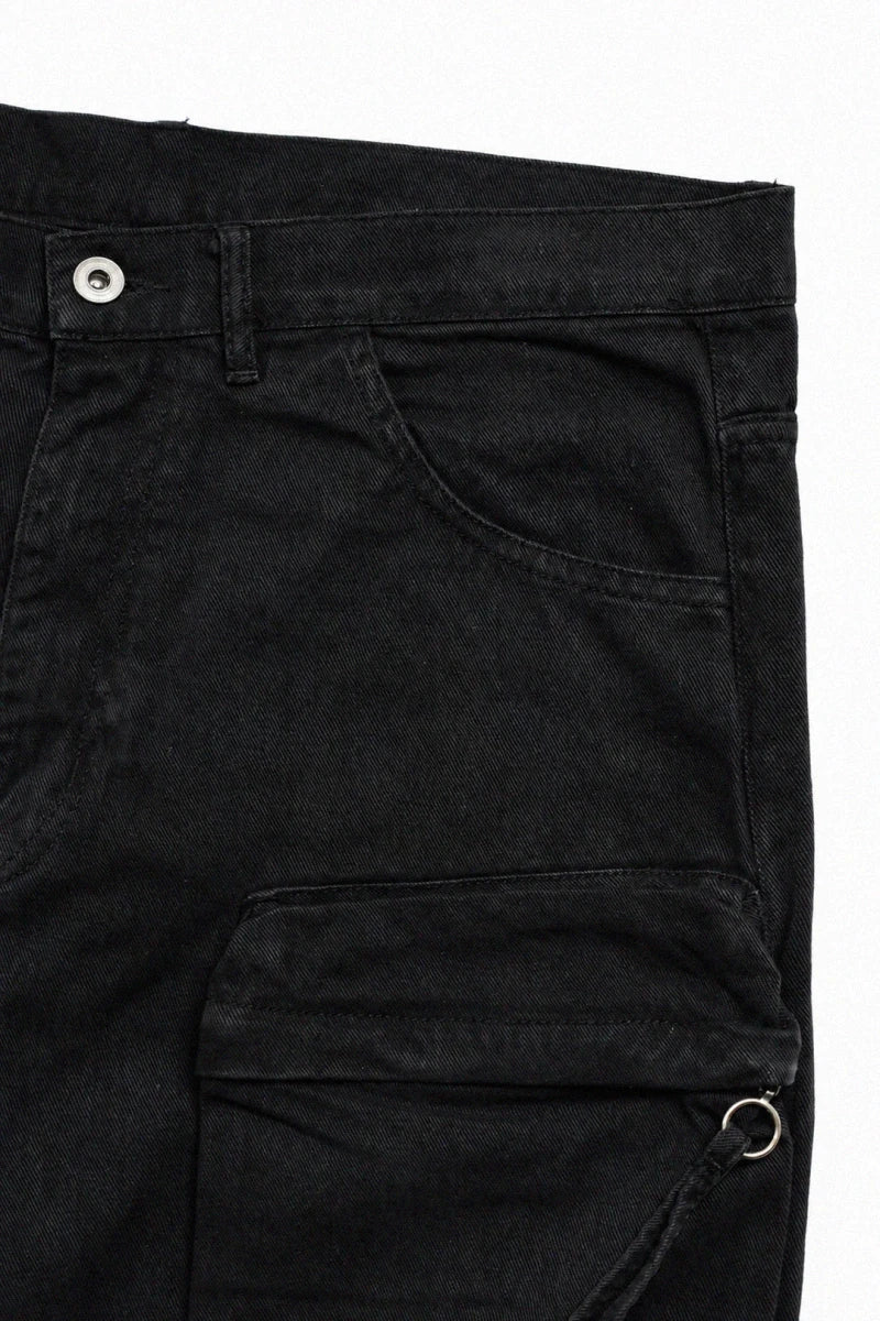 Cargo Trouser 8 Pockets - Black - Savys Retail -