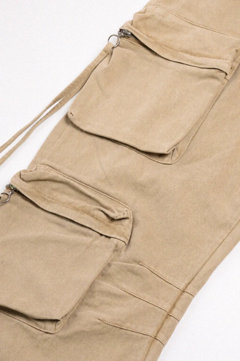 Cargo Trouser 8 Pockets - Tan - Savys Retail -