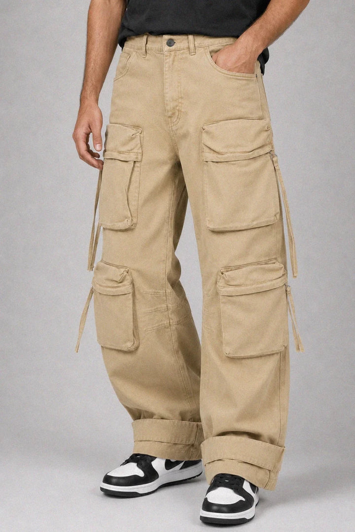 Cargo Trouser 8 Pockets - Tan - Savys Retail -