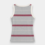 Contrast Rib Tank Top - Line&Grey - Savys Retail -