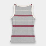 Contrast Rib Tank Top - Line&Grey - Savys Retail -