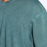 Emerald Acid Washed Oversized Tee - Savys - 