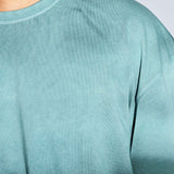 Emerald Sunburn Washed Oversized Tee - Savys - 