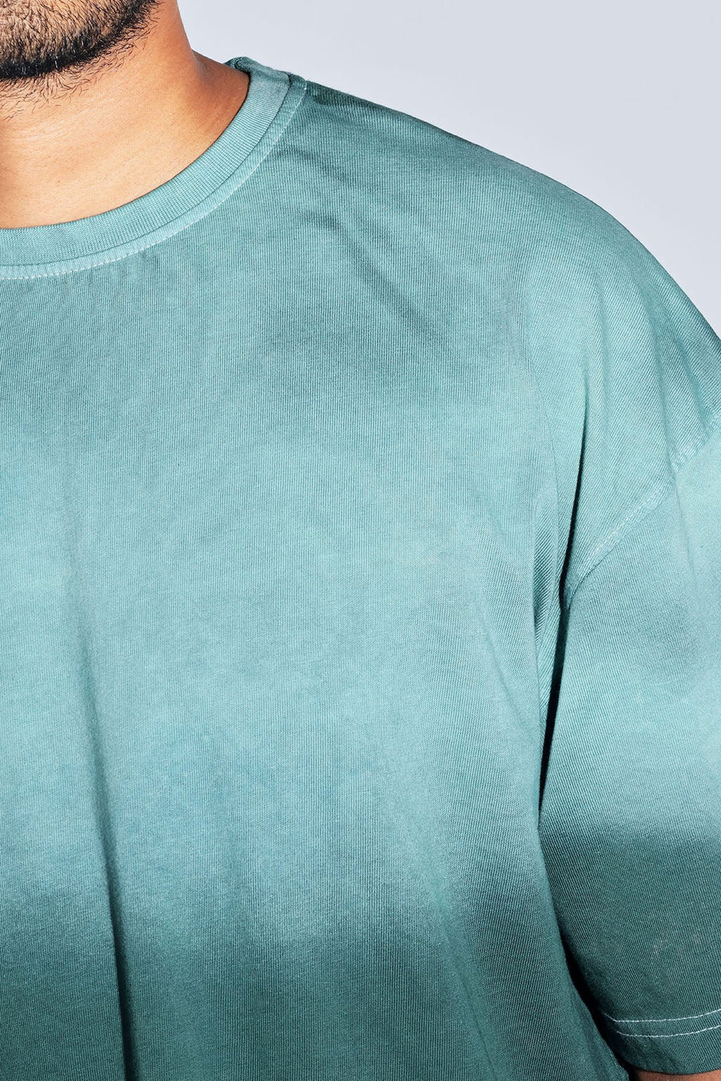 Emerald Sunburn Washed Oversized Tee - Savys - 