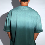 Emerald Sunburn Washed Oversized Tee - Savys - 
