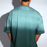 Emerald Sunburn Washed Oversized Tee - Savys - 