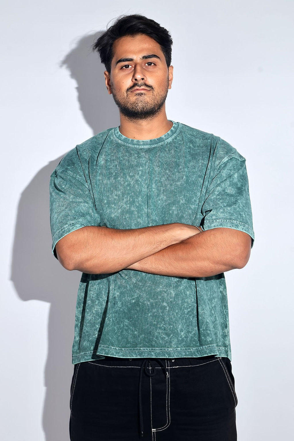 Emerald Thermopol Washed Oversized Tee - Savys - 