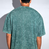 Emerald Thermopol Washed Oversized Tee - Savys - 