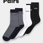 Formal Crew Socks (3 Pairs) – Multi Color Pack - Savys Retail -