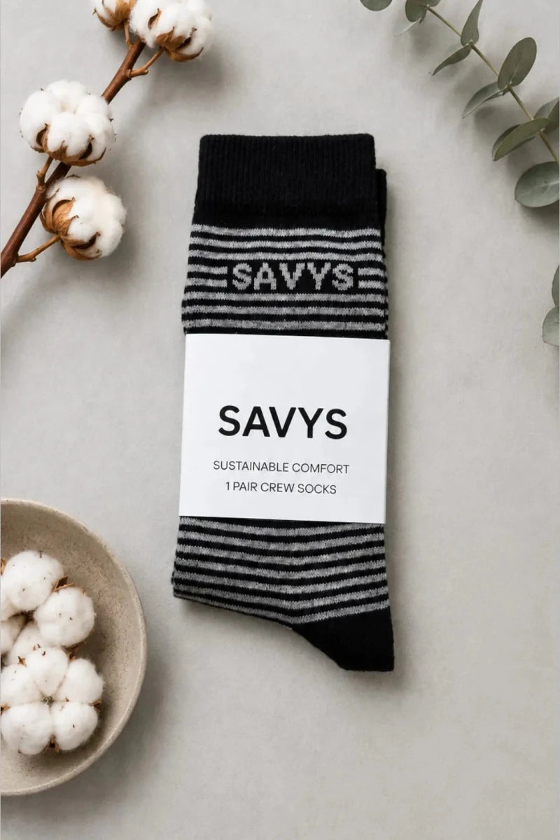 Formal Crew Socks (3 Pairs) – Multi Color Pack - Savys Retail -
