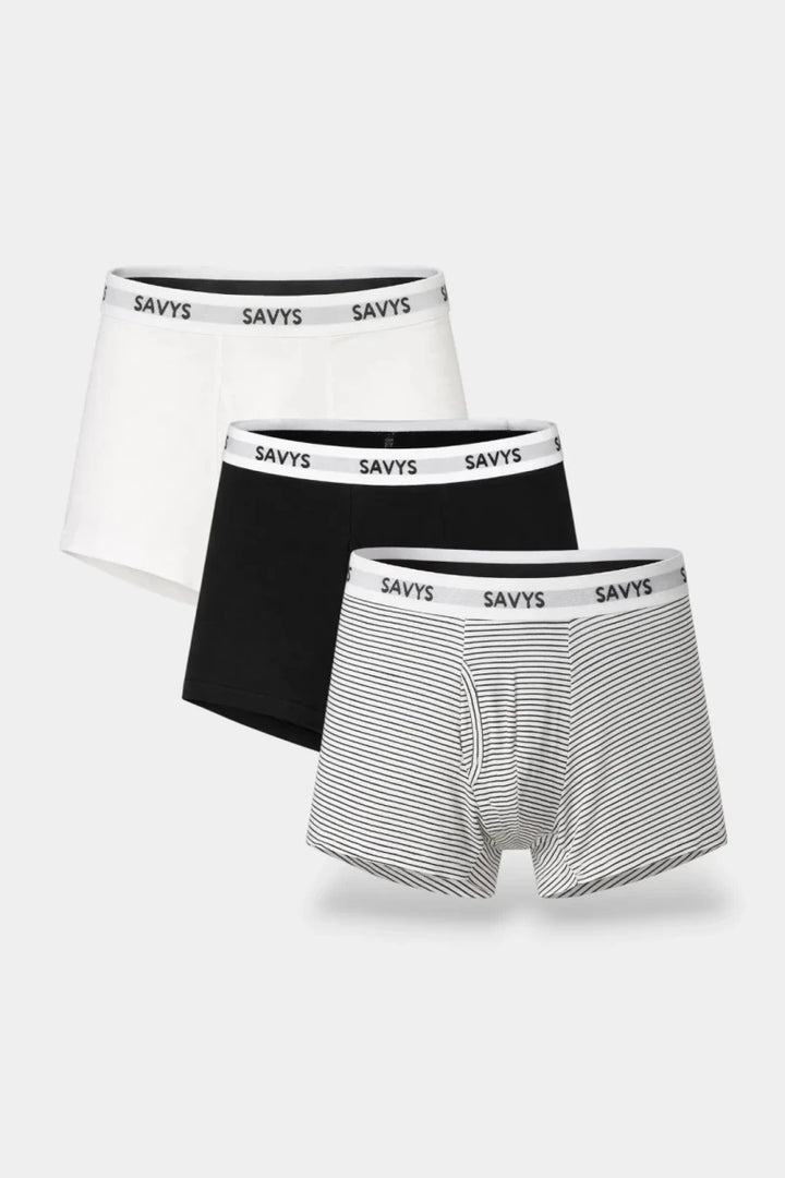 Front Open Fly Boxershort (Pack of 3) - Mono Stripe - Savys Retail -