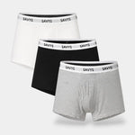 Front Open Fly Boxershort (Pack of 3) - Mono Stripe - Savys Retail -