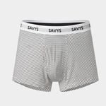 Front Open Fly Boxershort (Pack of 3) - Mono Stripe - Savys Retail -