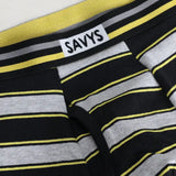 Front Open Fly Boxershort (Pack of 3) - Yellow Stripes - Savys Retail -