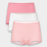 Girls Boxer Innerwear (Pack of 3) - Pink Dots - Savys Retail - 
