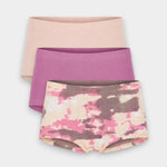 Girls Boxer Innerwear (Pack of 3) - Pink Tie - Dye - Savys Retail - 