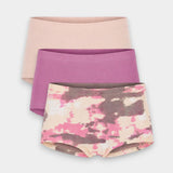 Girls Boxer Innerwear (Pack of 3) - Pink Tie - Dye - Savys Retail - 