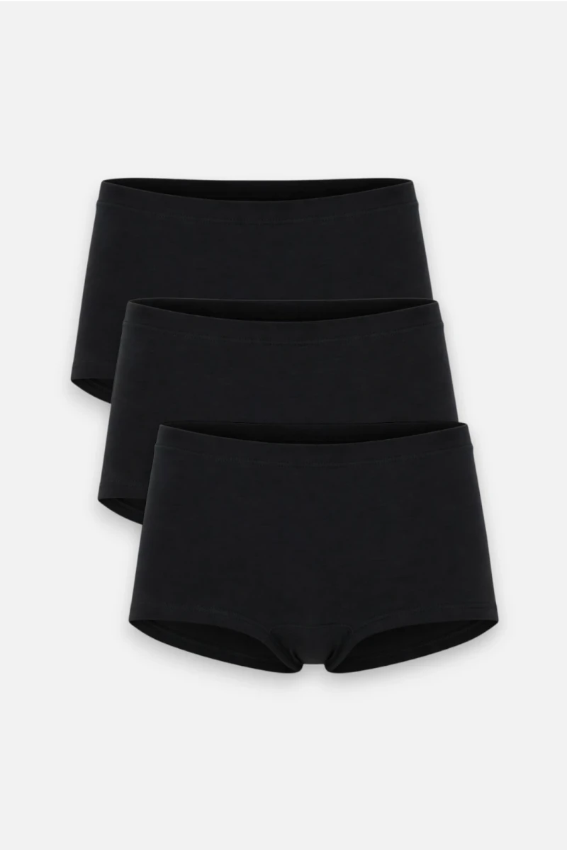 Girls Boxer (Pack of 3) - Black - Savys Retail -
