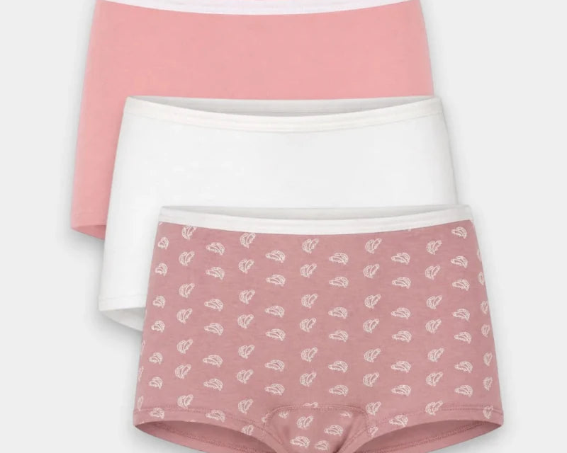Girls Boxer (Pack of 3) - Falling Leaves - Savys Retail -