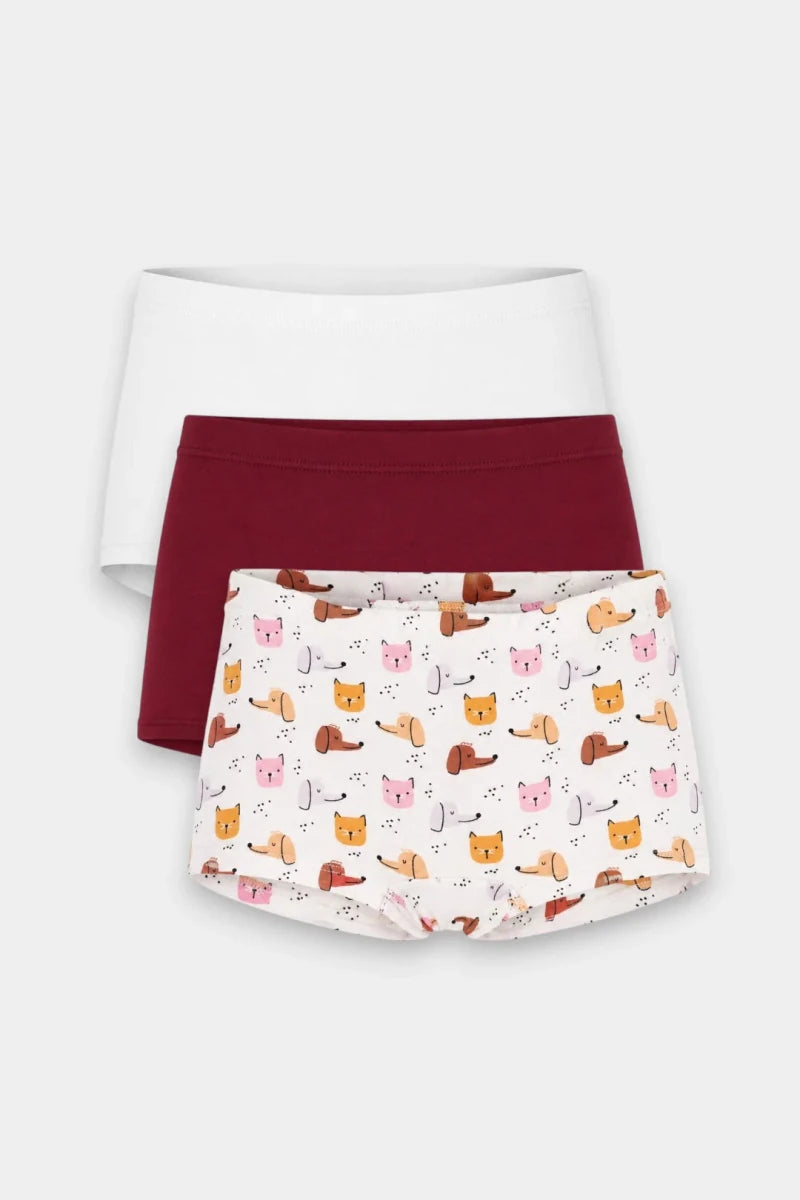 Girls Boxer (Pack of 3) - Pet Party - Savys Retail -