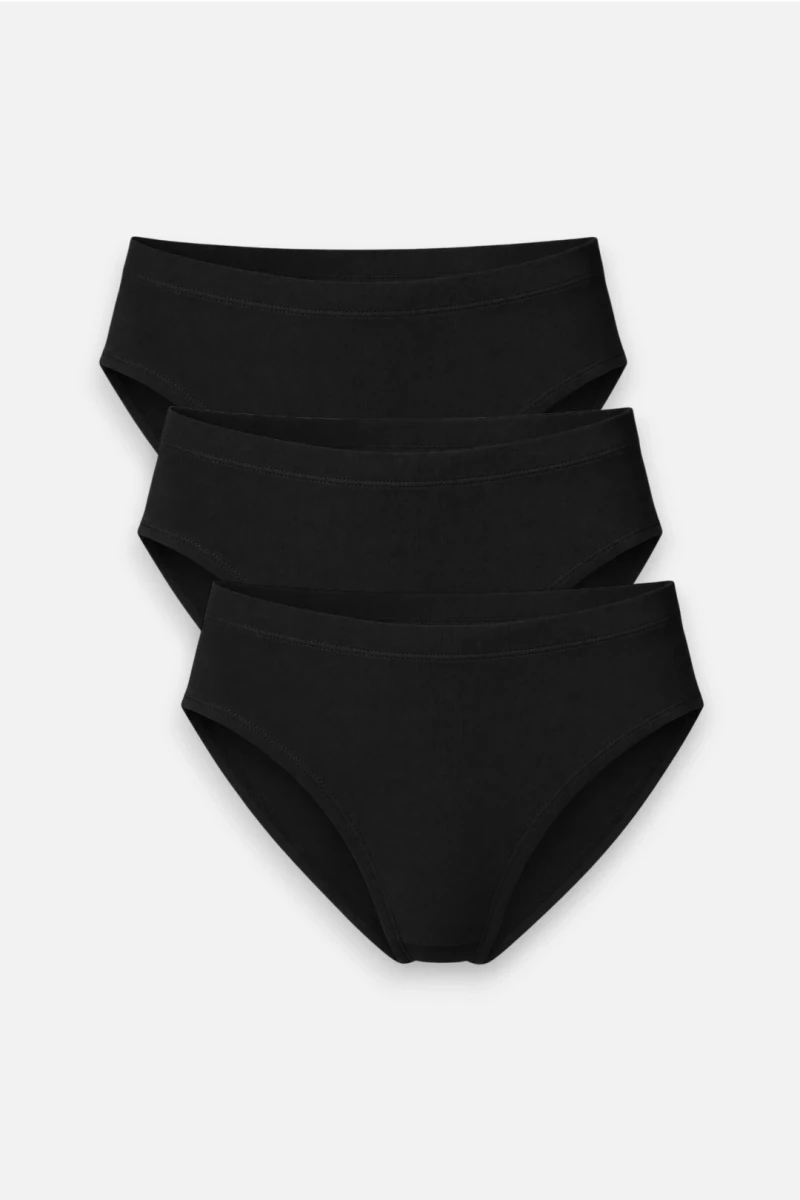 Girls Brief (Pack of 3) - Black - Savys Retail -