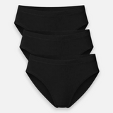 Girls Brief (Pack of 3) - Black - Savys Retail -